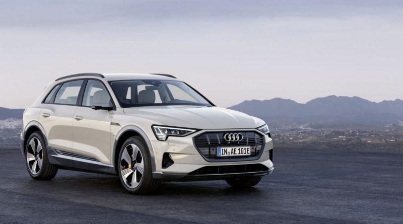 witte audi e-tron