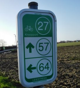 fietsknooppunten in Vlaanderen