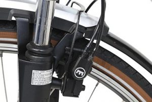 hydraulische velgrem bij een fiets