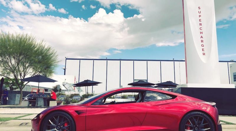De nieuwe Tesla roadster