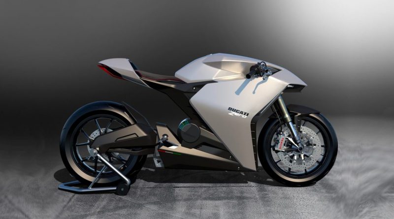 een prototype van een elektrische Ducati