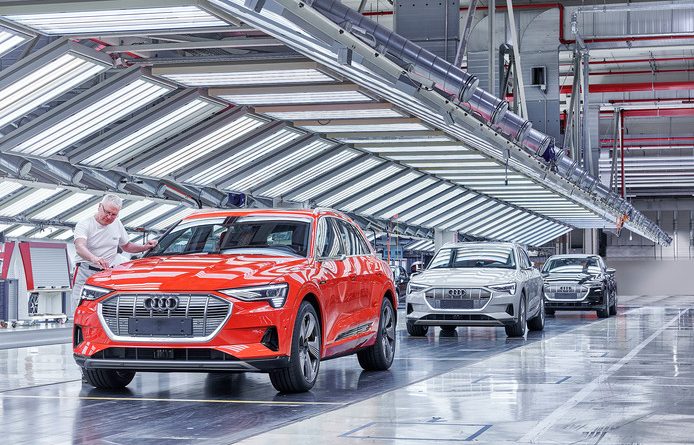 de eindcontrole van de audi e-tron