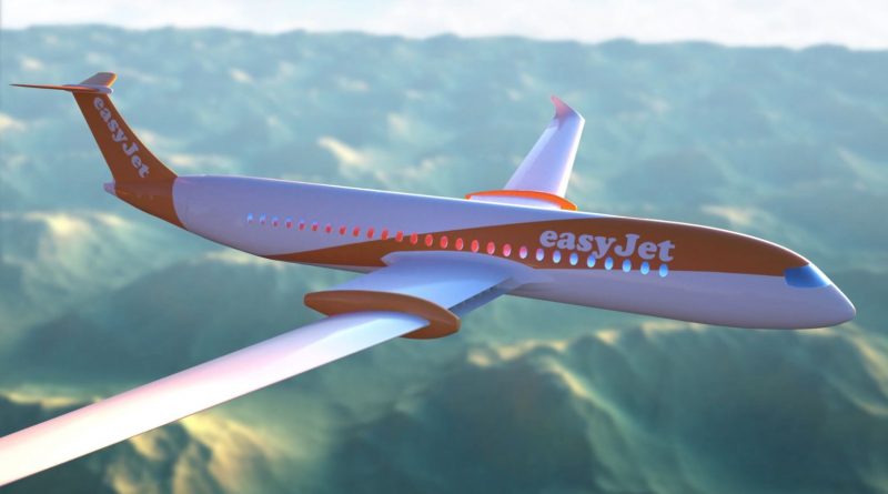 een elektrisch prototype va easyjet